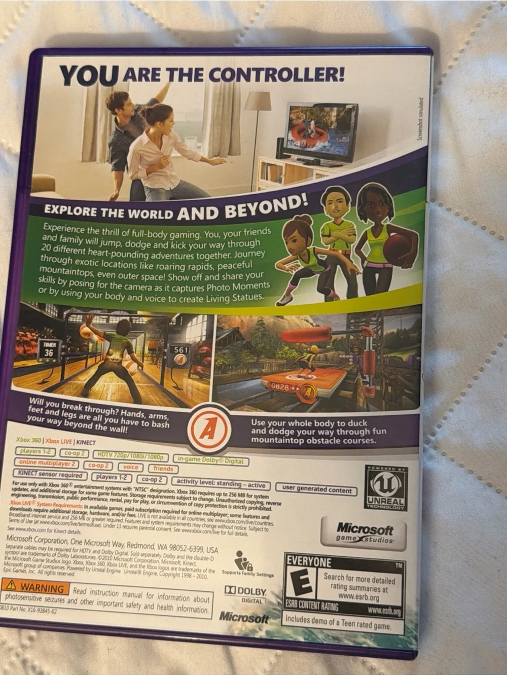 Microsoft Xbox 360 Bundle of 4 Kinect Games